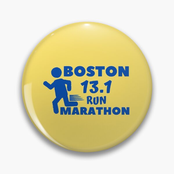 Item preview, Boston 13.1 Marathon - 10K, Full, Half Marathoner Gift, Runner's Gift, Running Gift,  Blue, Yellow designed and sold by RaceRunnerz-.