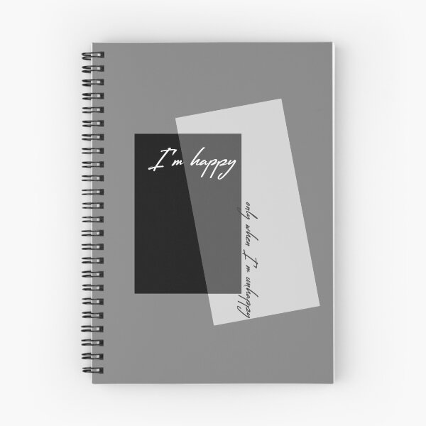 Item preview, I'm Happy Only When I'm Unhappy designed and sold by NECHSTORE.