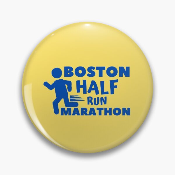 Item preview, Boston Half Marathon Run - 10K, Full, Half Marathoner Gift, Runner's Gift, Running Gift,  Blue, Yellow designed and sold by RaceRunnerz-.