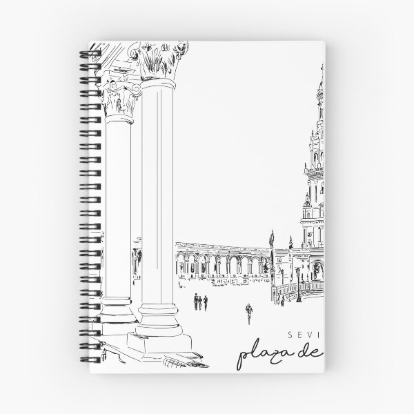 Item preview, The Plaza de España - Visit Sevilla - Seville Minimalist Design designed and sold by Tropical Blood.