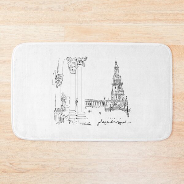 Item preview, The Plaza de España - Visit Sevilla - Seville Minimalist Design designed and sold by Tropical Blood.