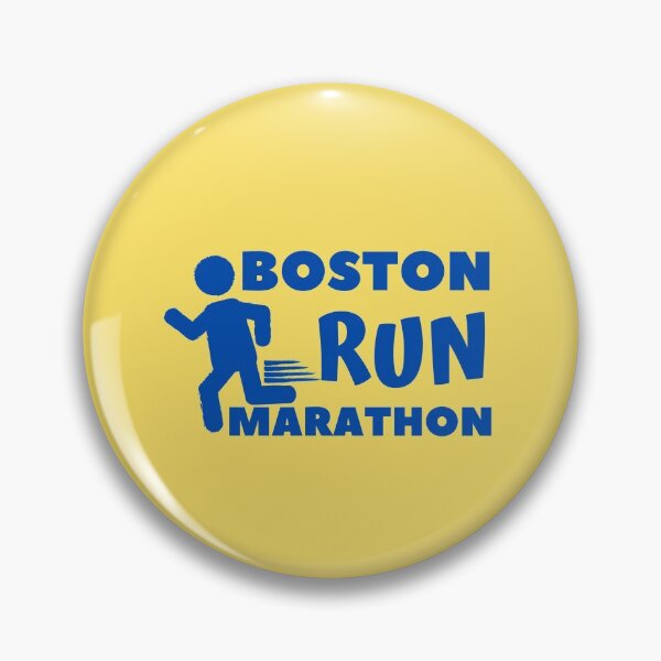 Item preview, Boston Run Marathon - 5K, 10K, Full, Half, 26.2, 13.1 Marathoner Gift, Runner's Gift, Running Gift,  Blue, Yellow designed and sold by RaceRunnerz-.