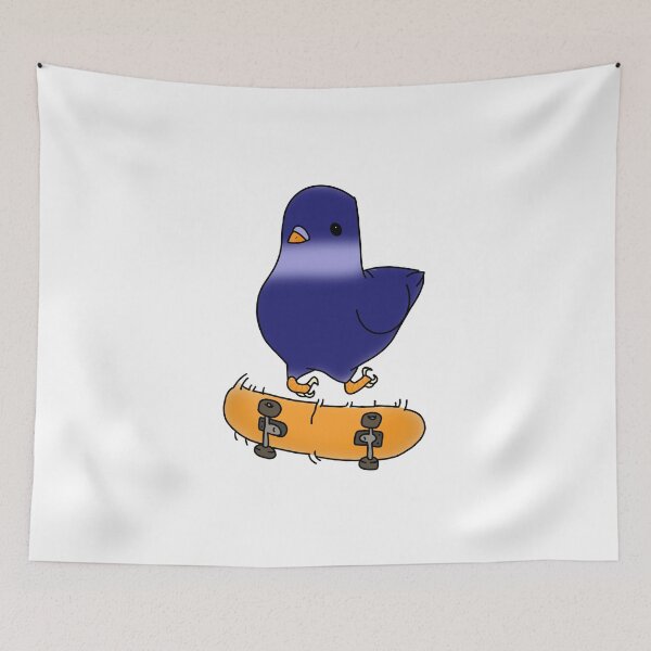 Item preview, Blue Pigeon Doing A Kick Flip designed and sold by MillerDesigns.