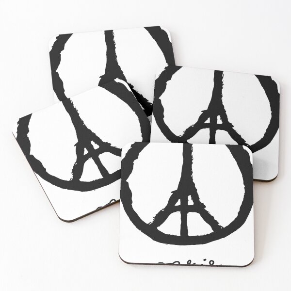 Item preview, Peace for Paris - France Design Tour Eiffel Minimalist  designed and sold by Tropical Blood.