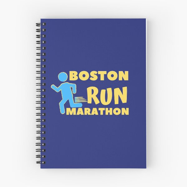 Item preview, Boston Run Marathon - 5K, 10K, Full, Half, 26.2, 13.1 Marathoner Gift, Runner's Gift, Running Gift,  Blue, Yellow designed and sold by RaceRunnerz-.