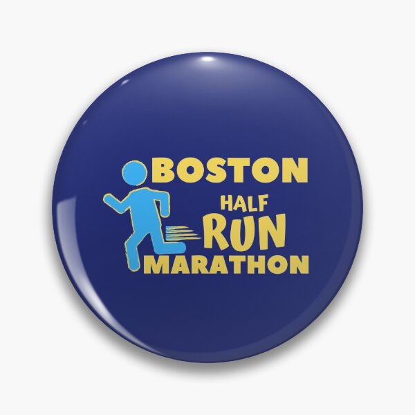 Item preview, Boston Half Marathon Run - 10K, Full, Half Marathoner Gift, Runner's Gift, Running Gift,  Blue, Yellow designed and sold by RaceRunnerz-.