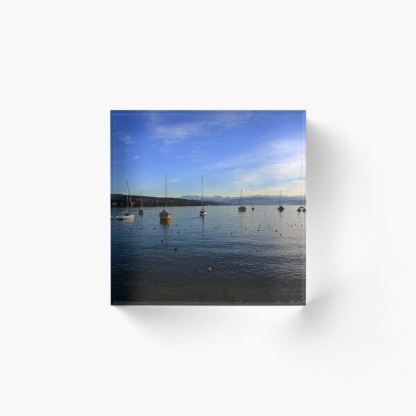 Lake Zurich Acrylic Block