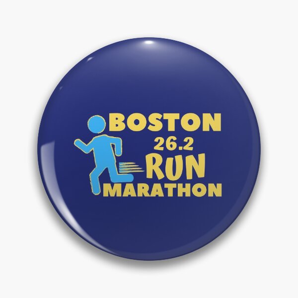 Item preview, Boston 26.2 Marathon - 10K, Full, Half Marathoner Gift, Runner's Gift, Running Gift,  Blue, Yellow designed and sold by RaceRunnerz-.