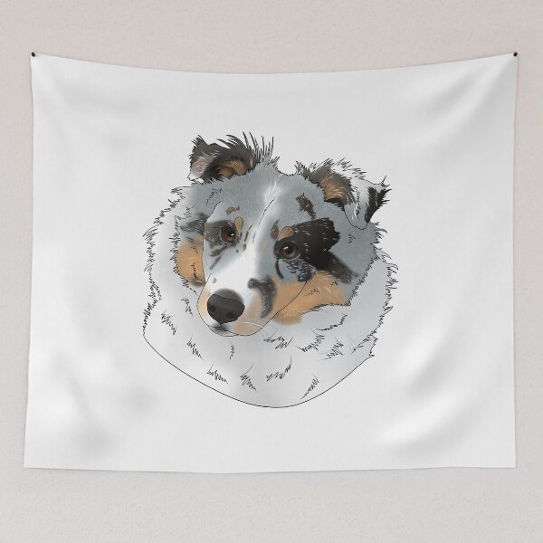 Item preview, Blue Sheltie designed and sold by Blacklightco.