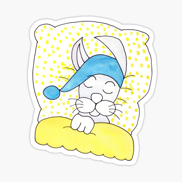 Gute Nacht Häschen Sticker