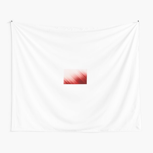 Red and White Background Tapestry