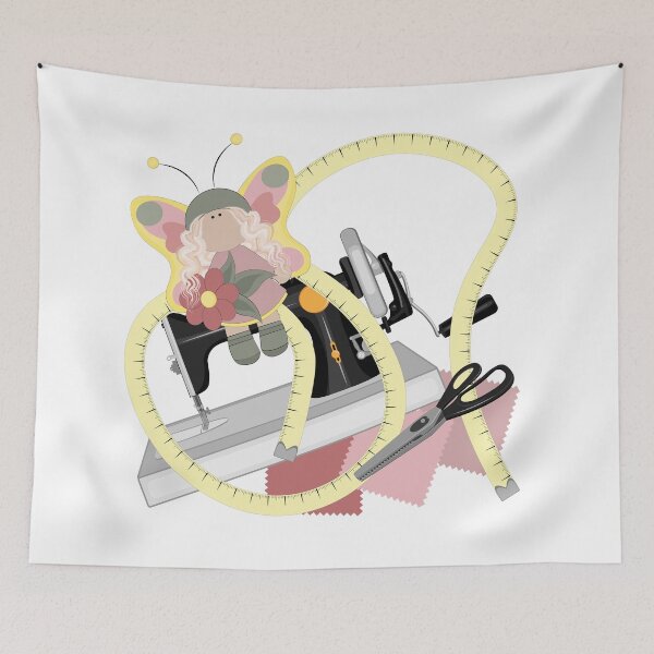 Item preview, Hobbies - sewing machine, scissors and doll designed and sold by Magazin-Brenda.
