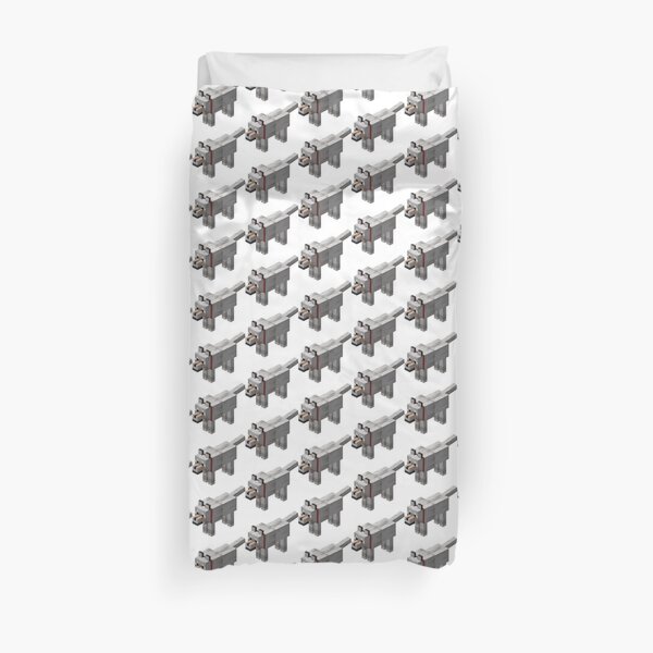 Minecraft Wolf! Duvet Cover