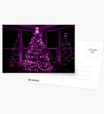 PURPLE CHRISTMAS Postcards