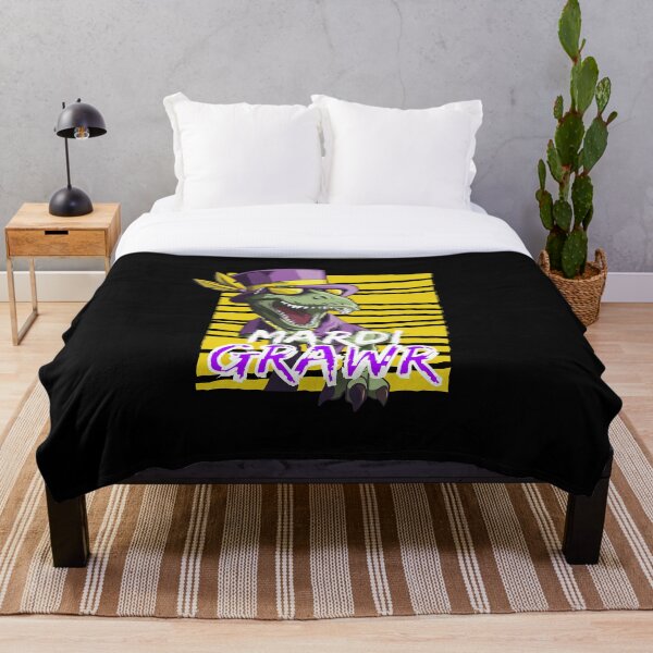 Item preview, Mardi Grawr Tyrannosaurus Mardi Gras T Rex Dinosaur graphic designed and sold by RedmonsDesigns.