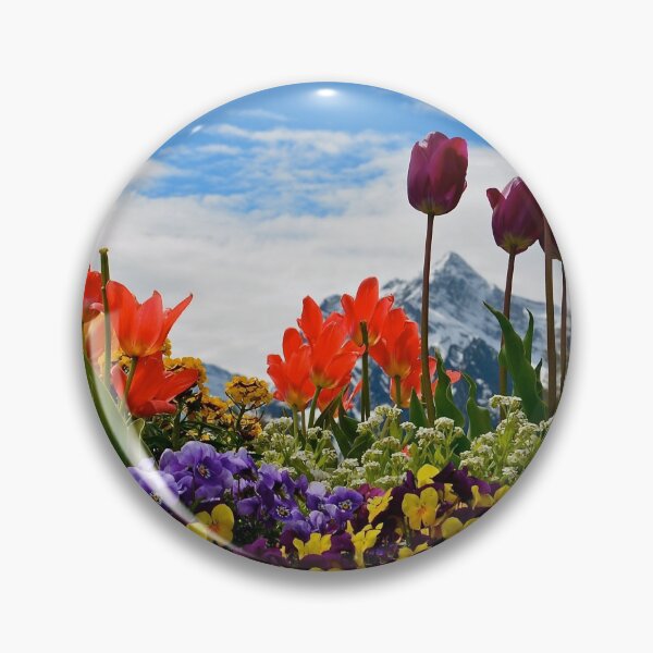 Item preview, Rautispitz mountain with a spring foreground designed and sold by mamba.