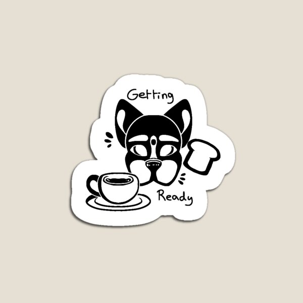 Item preview, Pup getting ready  designed and sold by ScooterNoodle.
