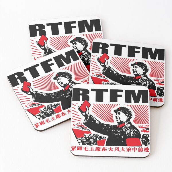 Item preview, read the fucking manual rtfm designed and sold by trakatra.