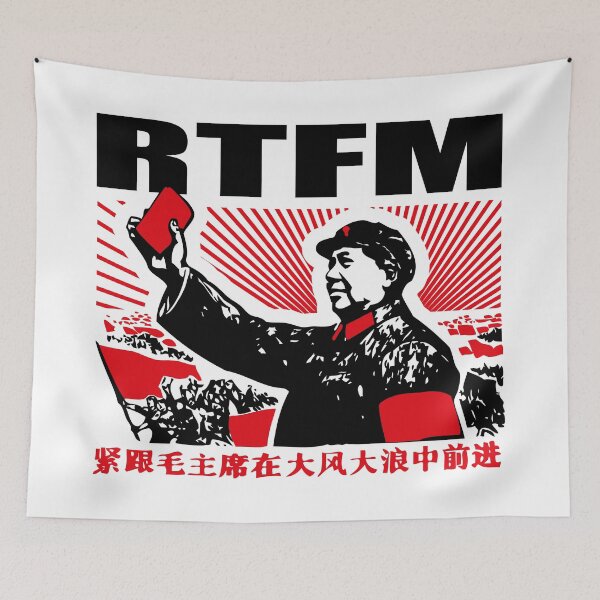 Item preview, read the fucking manual rtfm designed and sold by trakatra.