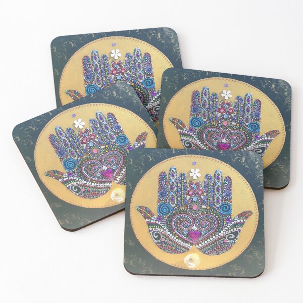 Item preview, Hamsa Hand - Bohemian Art (Hand Of Fatima) designed and sold by nancyeartist.