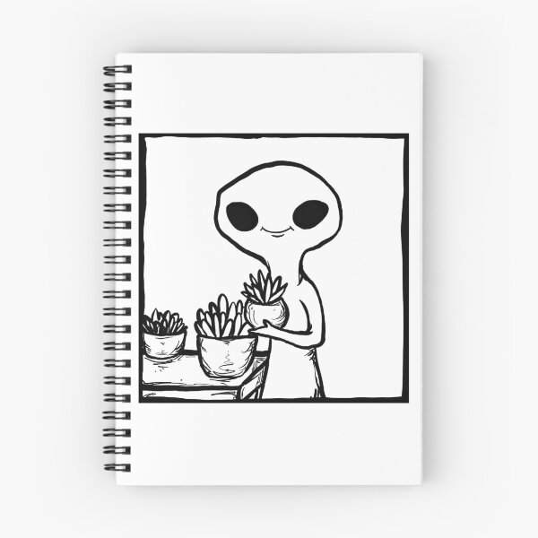 Item preview, Alien With Plants designed and sold by TheSaltedSlug.