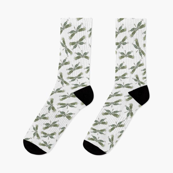 Item preview, Green Moss Dragonfly Pattern designed and sold by infinitygrafix.