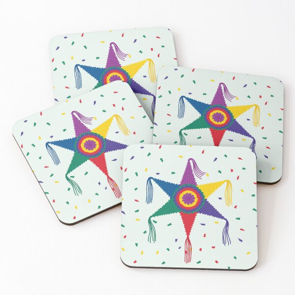 Item preview, A six point colorful star pinata designed and sold by tandaleah.
