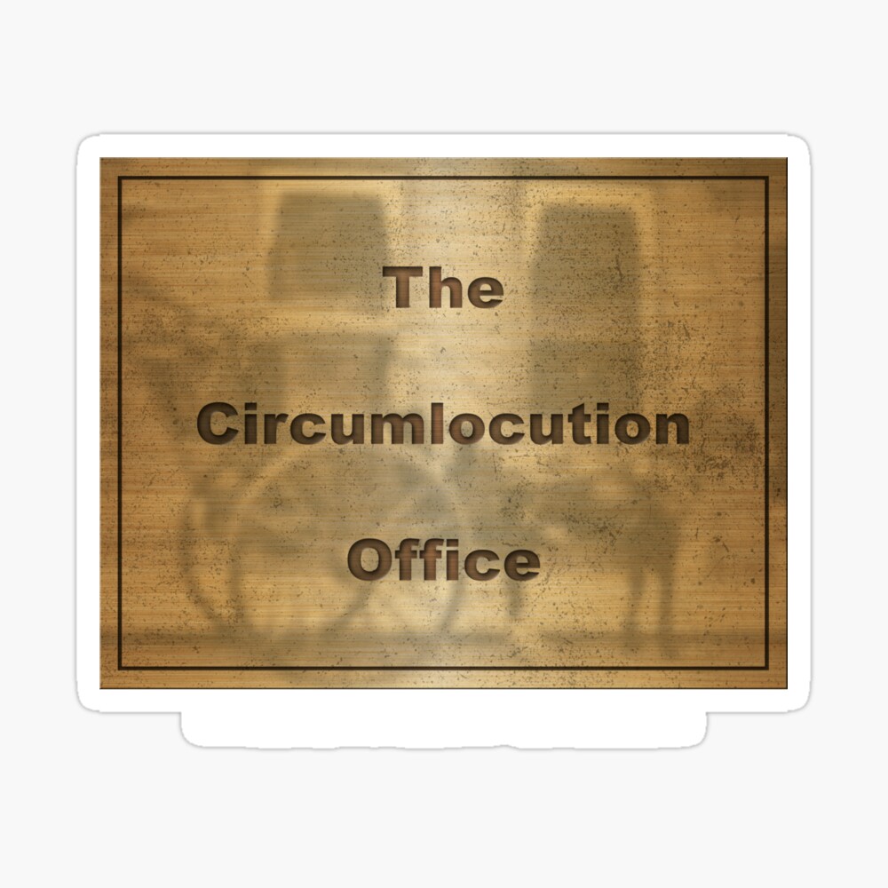 The Circumlocution Office Brass Plate, from Little Dorrit by Charles  Dickens