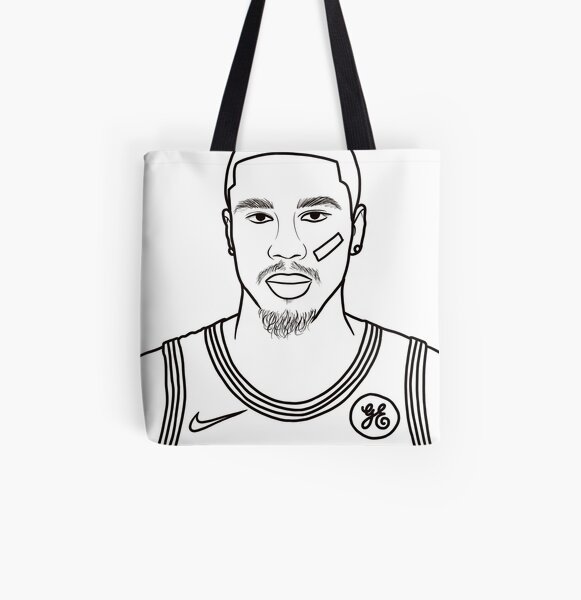 ZJEOQOQ Line Art Canvas Tote Bag