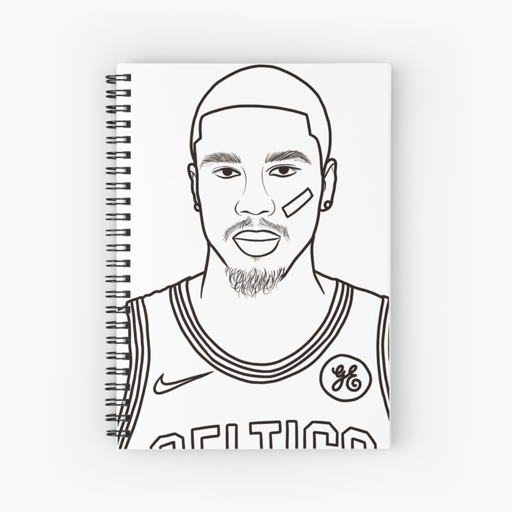 Jayson Tatum Line Drawing iPad Case & Skin for Sale by rehap1098