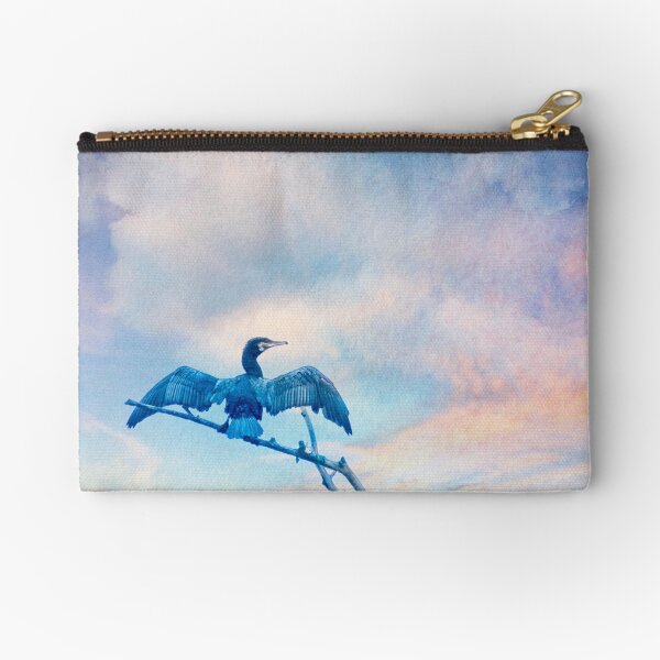 Rainbow Cormorant Zipper Pouch