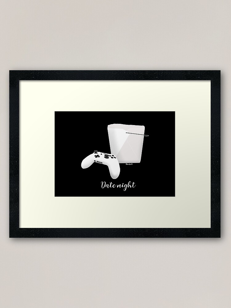 Alternate view of Date Night Framed Art Print