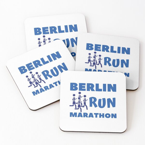Item preview, Berlin Run Marathon - 5k, 10k, 13.1, 26.2, Full, Half Marathoner Gift, Runner's Gift, Running Gift,  Blue, White designed and sold by RaceRunnerz-.