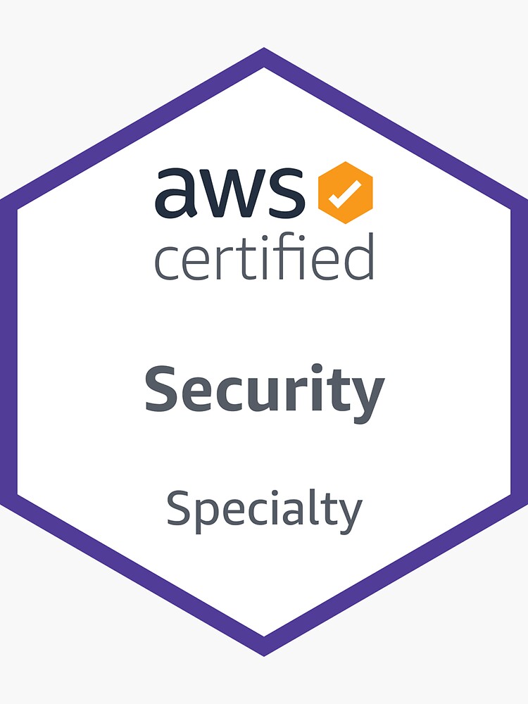 Thumbnail 3 of 3, Sticker, AWS Certified Security Specialty designed and sold by barrysmithga.