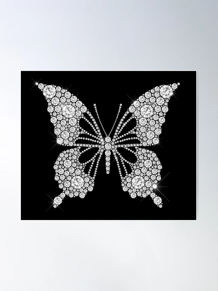 Diamond Painting Craft Art Clutch Purse Bag Kit Butterfly