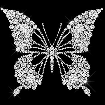 Aesthetic White Butterfly - Diamond Paintings 