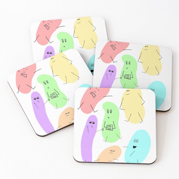 Item preview, Cute colorful beans with faces designed and sold by evelynrileyrose.