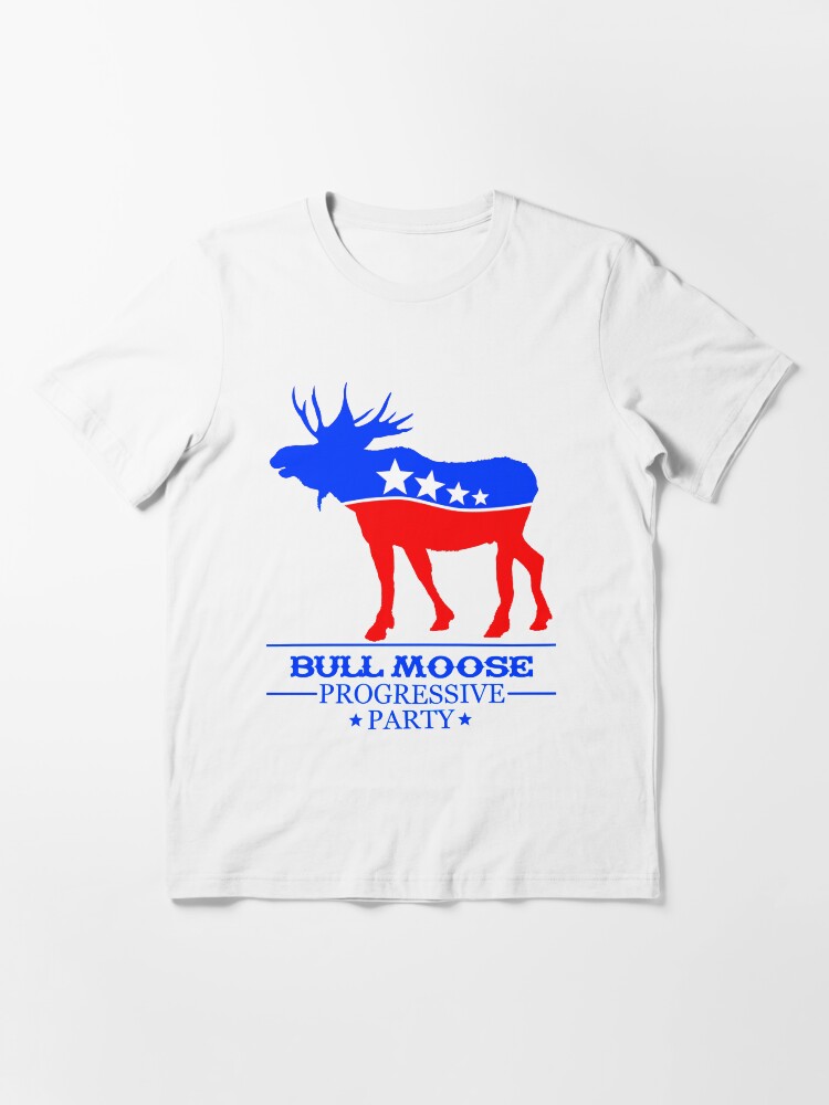 teddy roosevelt riding a moose shirt