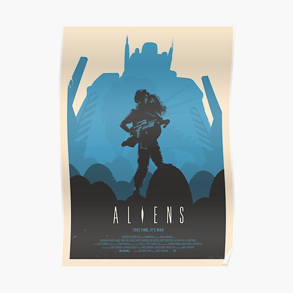 Aliens (1986) Custom Poster Poster