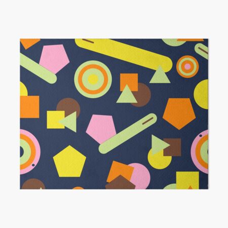 Geometric Sweets Art Board Print