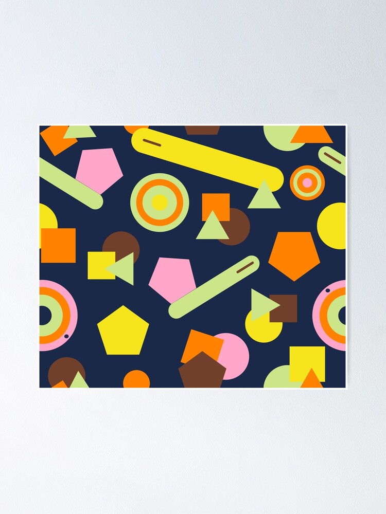 Alternate view of Geometric Sweets Poster
