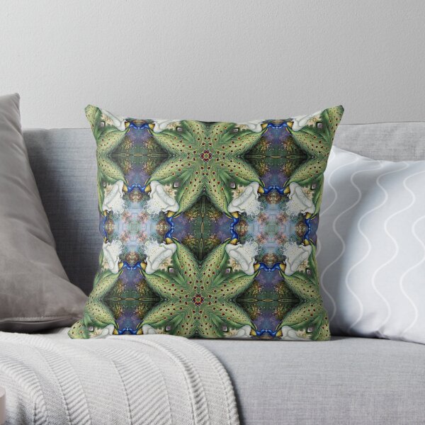 Kaleidoscope Kreation 1007 Throw Pillow