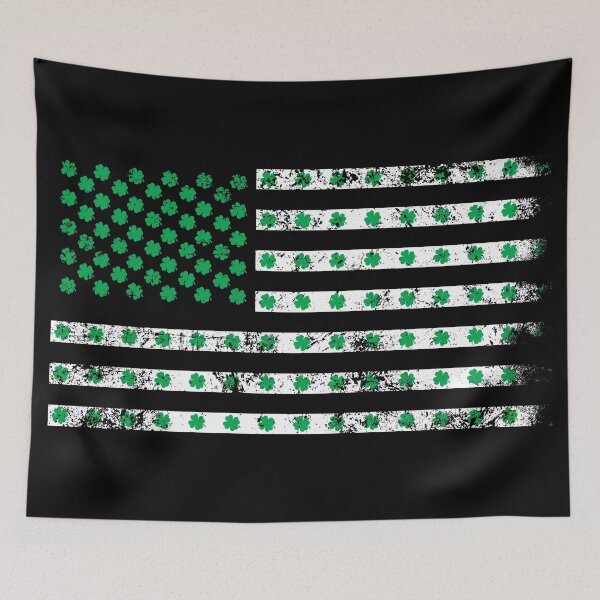 Item preview, American Shamrock Flag (Green) [Roufxis-Rb] designed and sold by RoufXis.