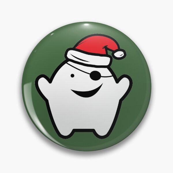 Item preview, Patchi-man with Christmas Santa hat designed and sold by HayTim.