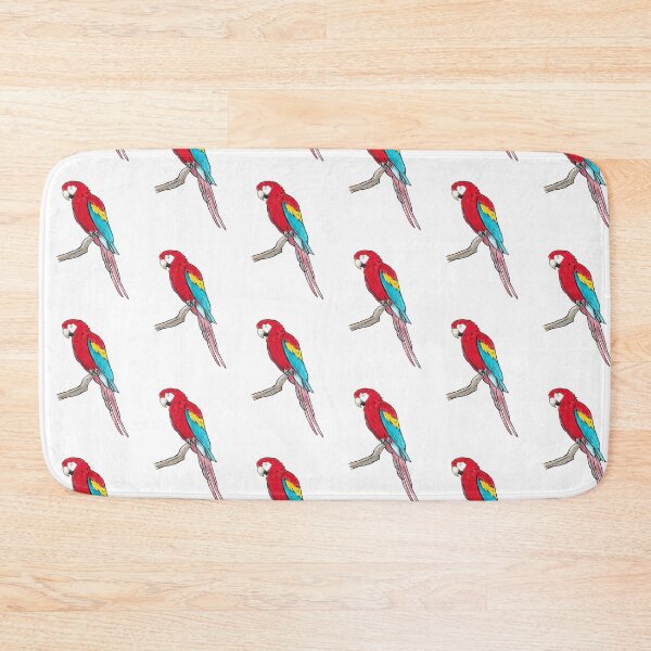 Item preview, Scarlet Macaw on a branch designed and sold by MalteseLizzie.