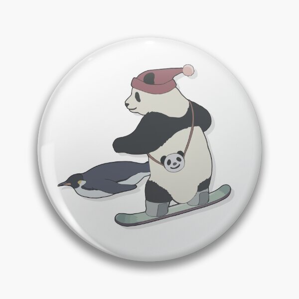 Item preview, Shirokuma Cafe - Panda & Penguin Snowboarding designed and sold by HayTim.