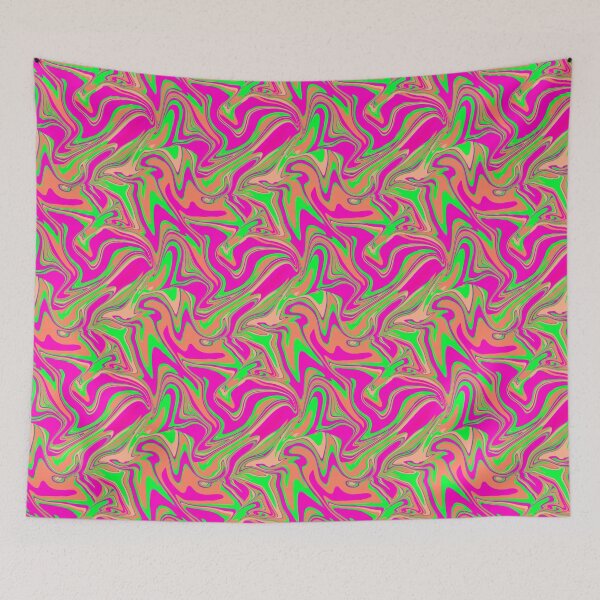 Artikelvorschau, Marmoriert - pink, grün und orange entworfen und verkauft von kkati.