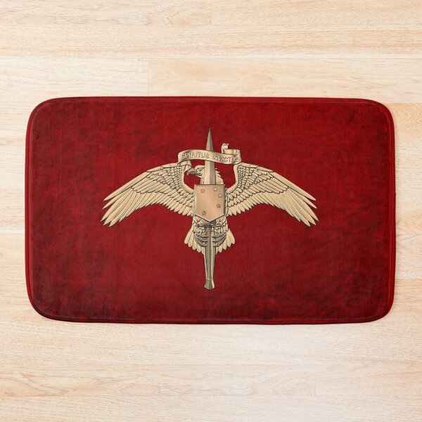 Item preview, Special Operator Insignia - Raider Dagger Badge over Red Velvet designed and sold by Serge Averbukh Art Studio.