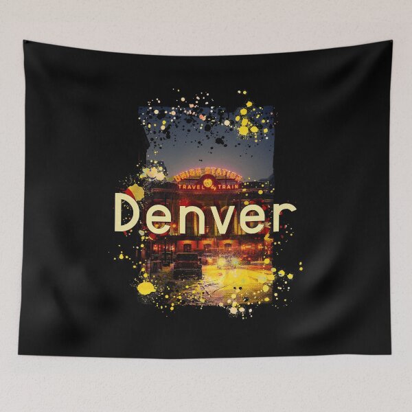 Item preview, Denver Colorado City splatter design designed and sold by Maxaint.
