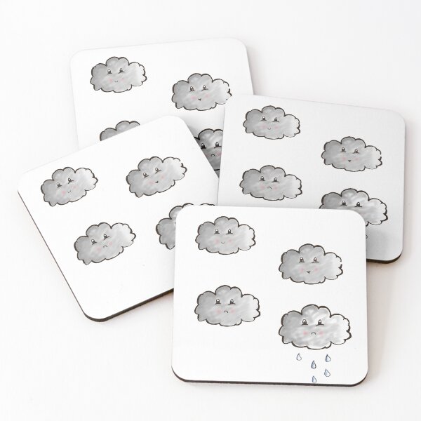 Item preview, Happy cloud sad cloud designed and sold by megsarrt.